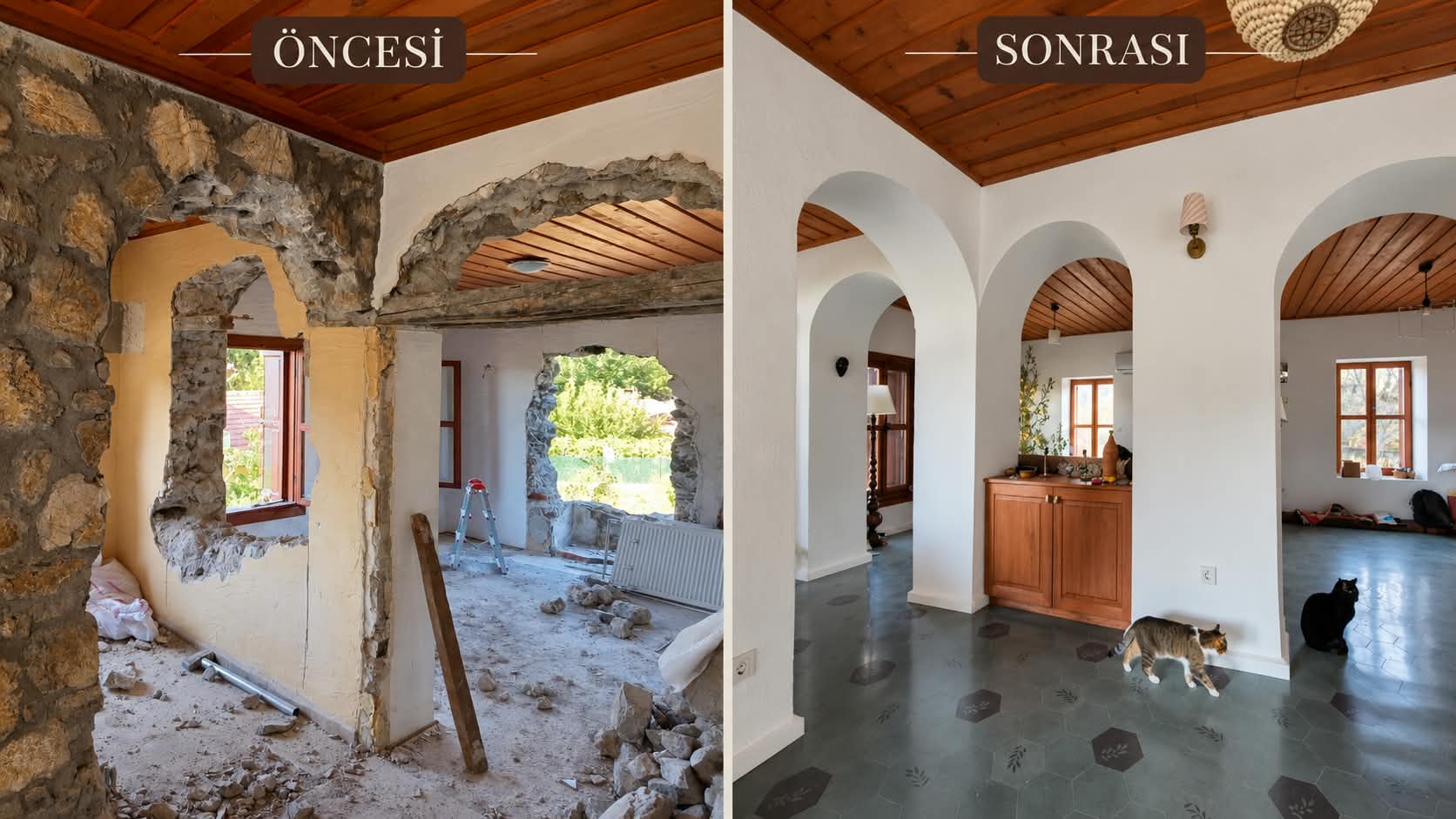 Fethiye Anahtar Teslim Villa Tadilatı ve Dekorasyon Projesi