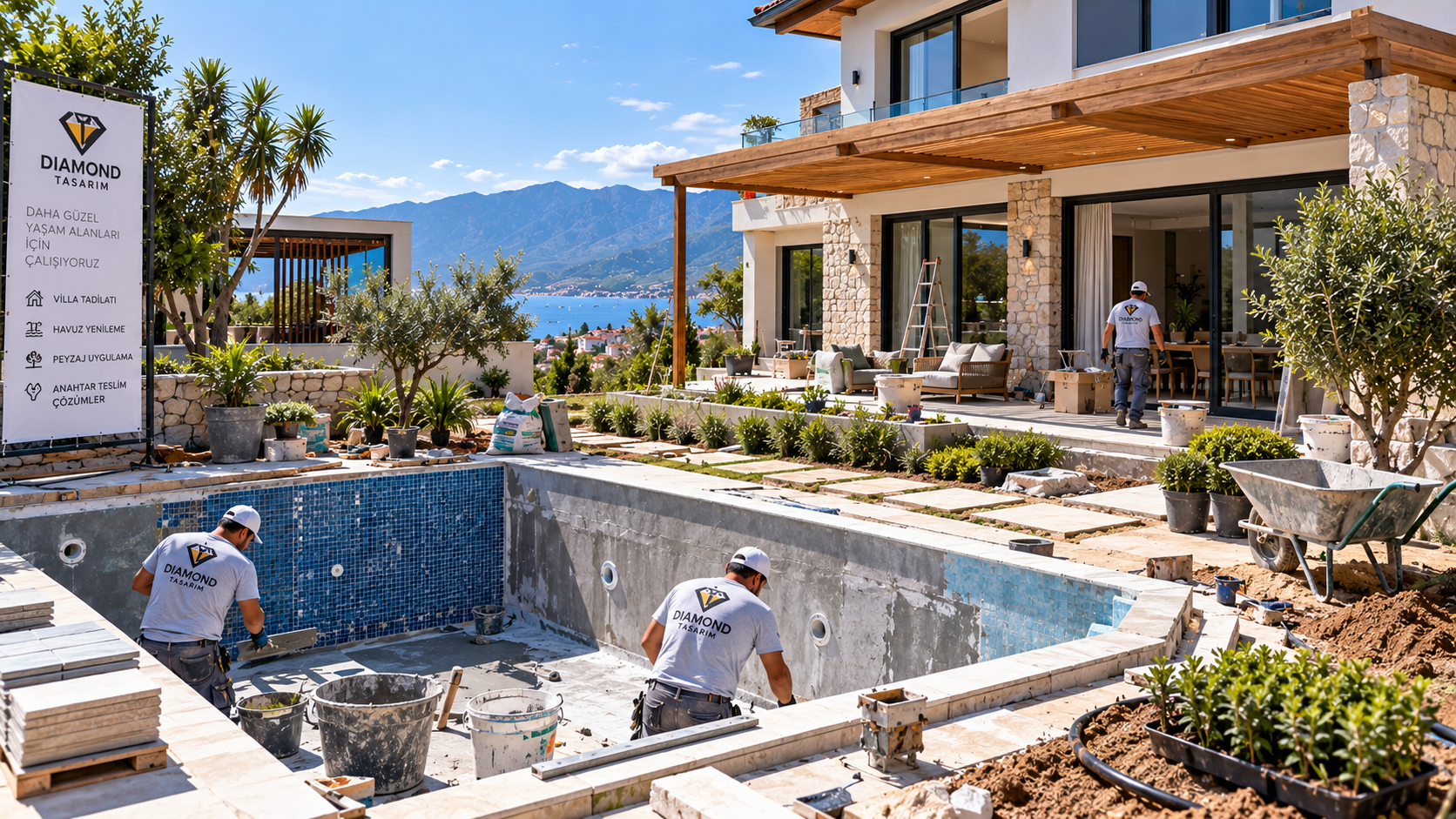 Fethiye Havuz, Peyzaj ve Villa Tadilatı